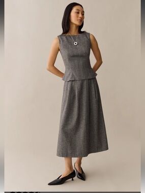 NWT Few Moda Aveline Linen Blend Chic Sophisticated Set 10